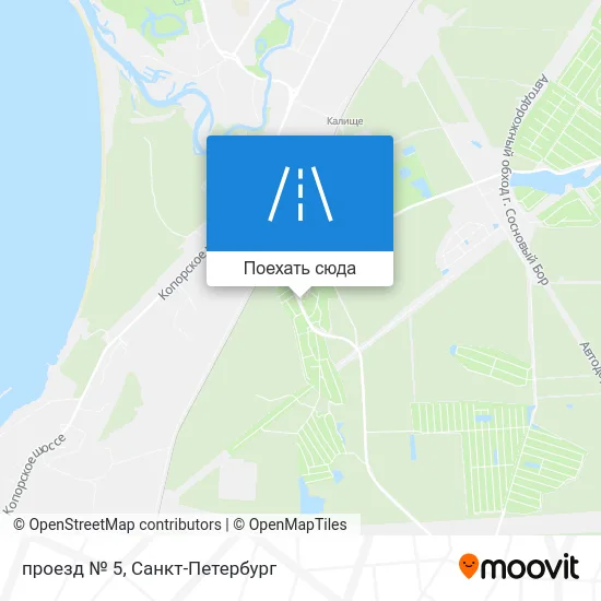 Карта проезд № 5