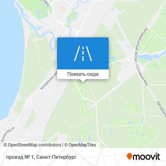 Карта проезд № 1