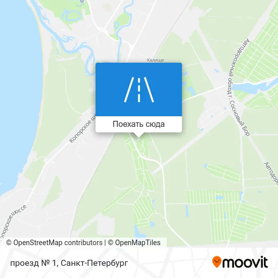 Карта проезд № 1