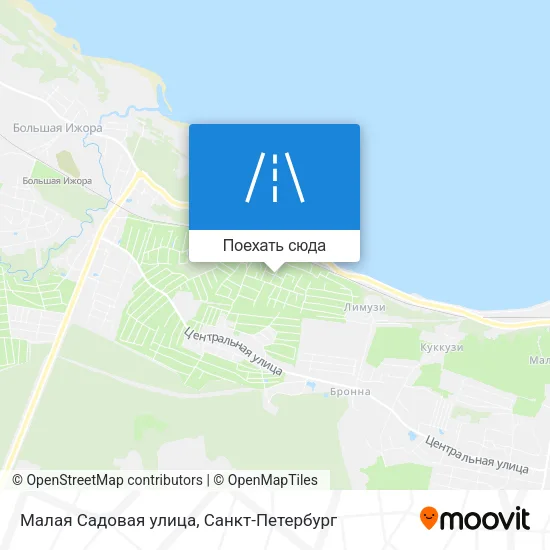 Карта Малая Садовая улица