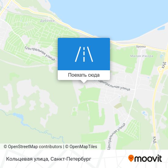 Карта Кольцевая улица