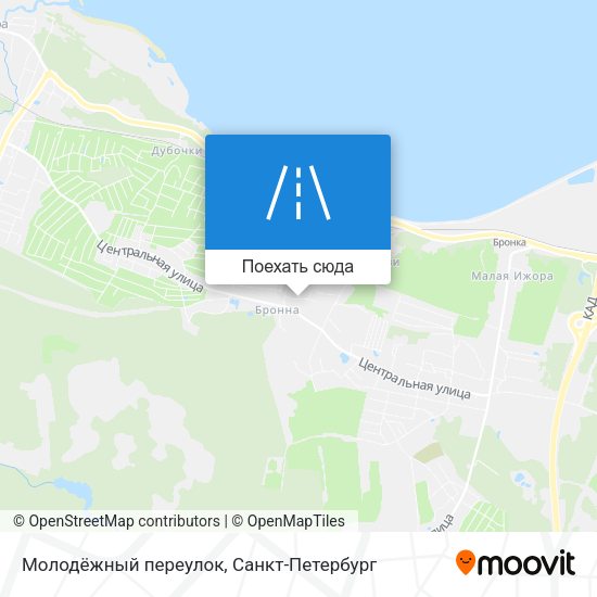 Карта Молодёжный переулок