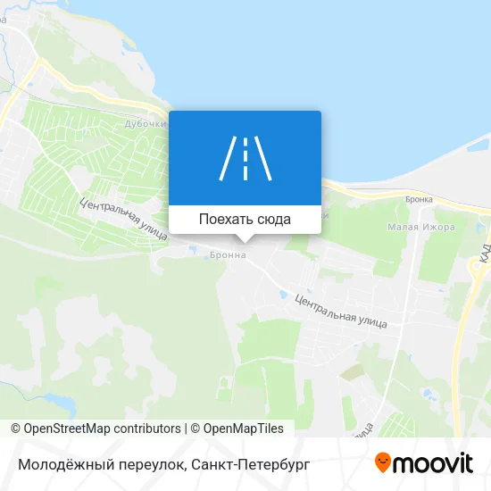 Карта Молодёжный переулок