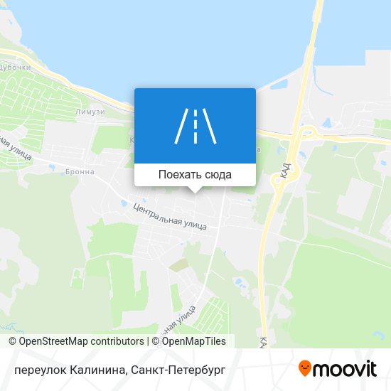 Карта переулок Калинина