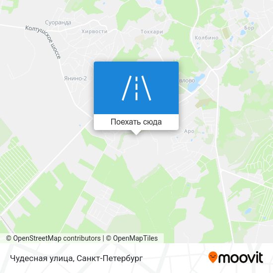 Карта Чудесная улица