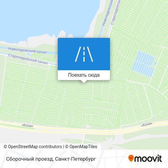 Карта Сборочный проезд