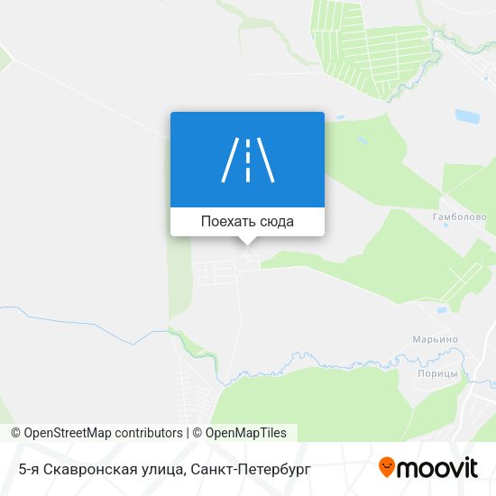 Карта 5-я Скавронская улица