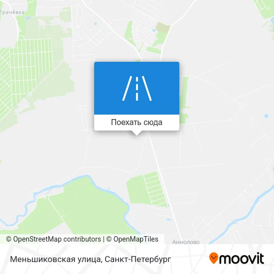 Карта Меньшиковская улица