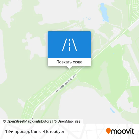 Карта 13-й проезд