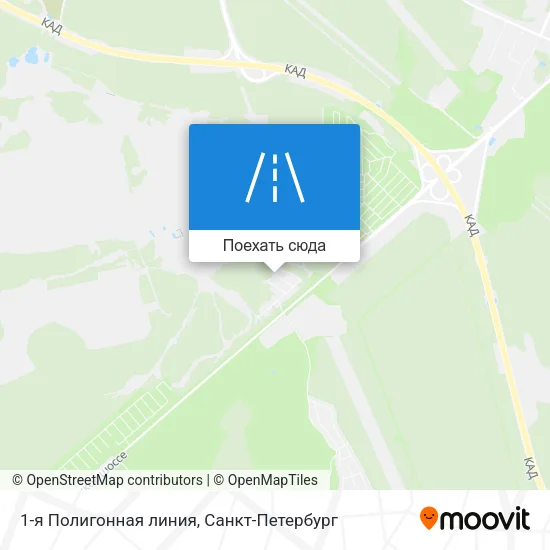 Карта 1-я Полигонная линия