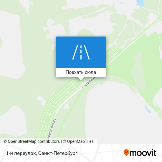 Карта 1-й переулок