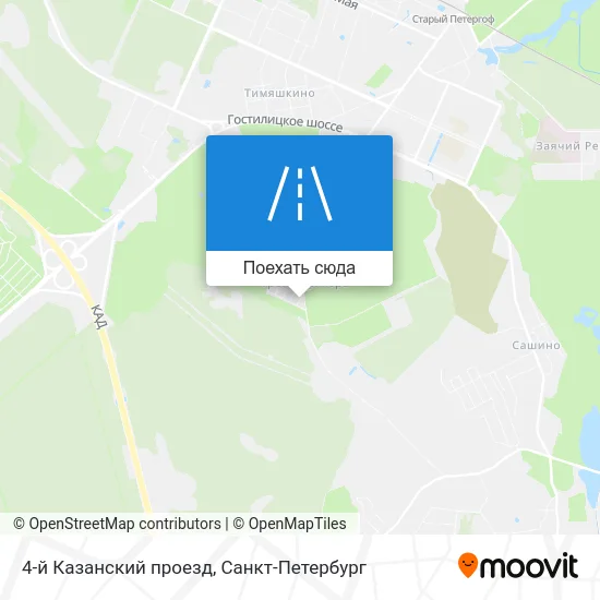 Карта 4-й Казанский проезд