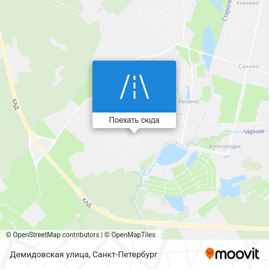 Карта Демидовская улица