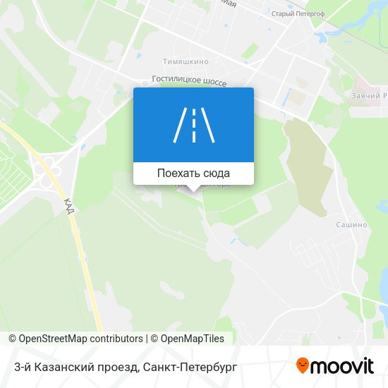 Карта 3-й Казанский проезд