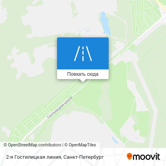 Карта 2-я Гостилицкая линия