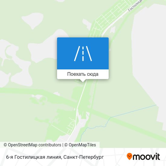 Карта 6-я Гостилицкая линия