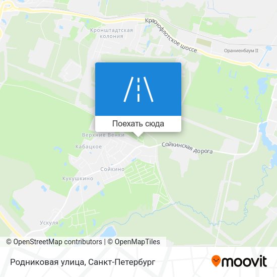 Карта Родниковая улица