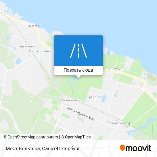 Карта Мост Вольтера