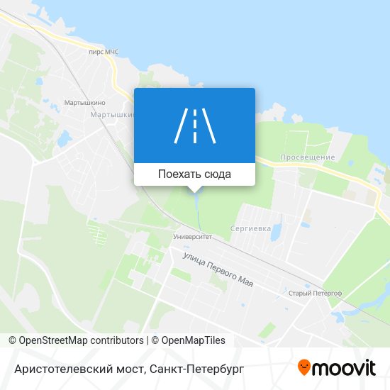 Карта Аристотелевский мост