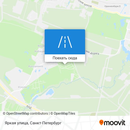 Карта Яркая улица