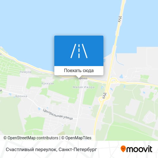 Карта Счастливый переулок