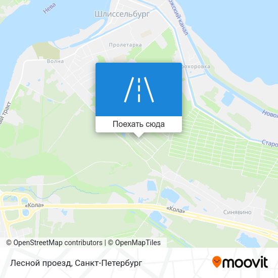 Карта Лесной проезд