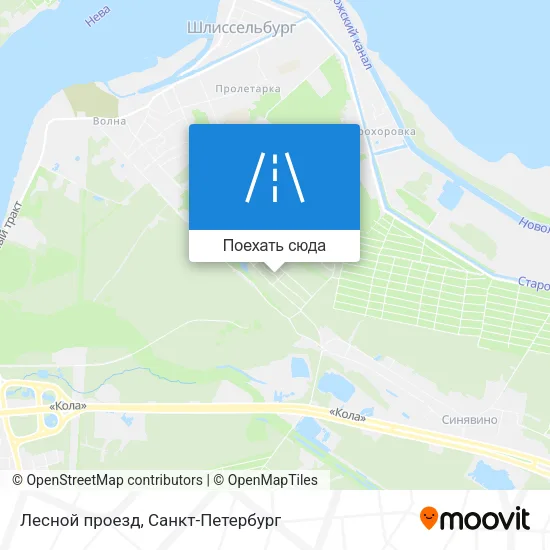 Карта Лесной проезд