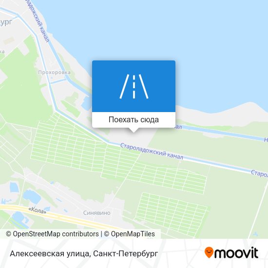 Карта Алексеевская улица