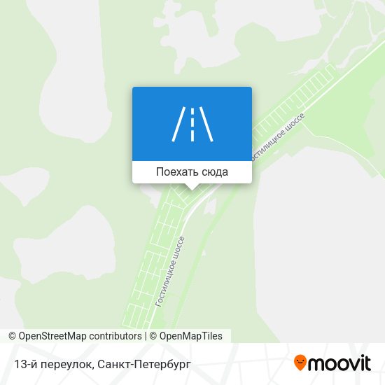 Карта 13-й переулок