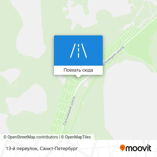 Карта 13-й переулок