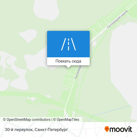 Карта 30-й переулок