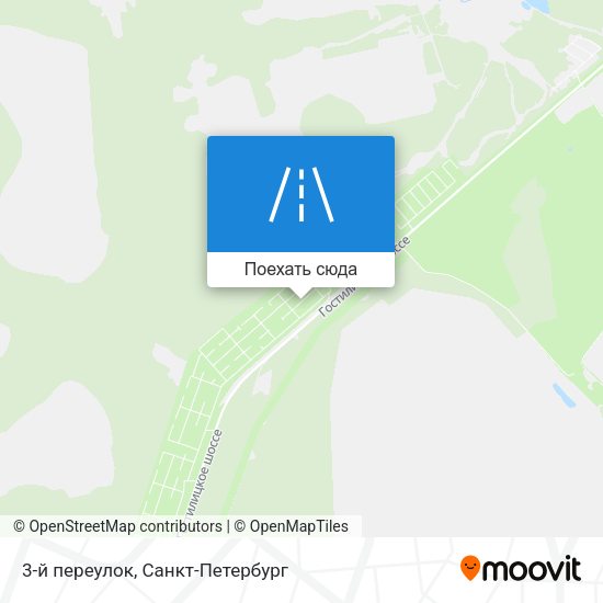 Карта 3-й переулок
