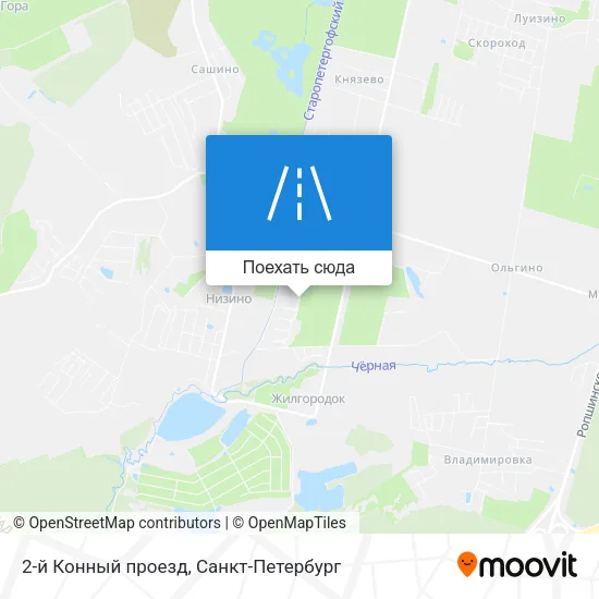Карта 2-й Конный проезд