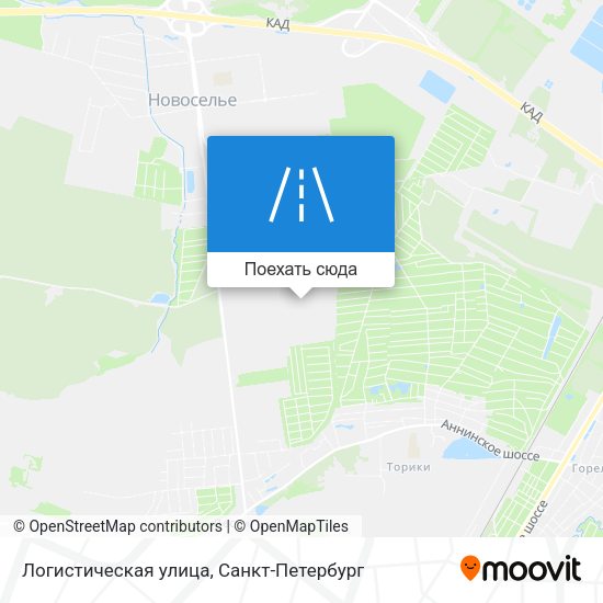 Карта Логистическая улица