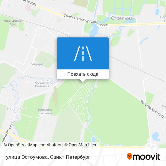 Карта улица Остоумова