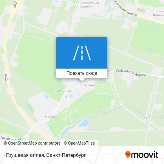 Карта Грушевая аллея