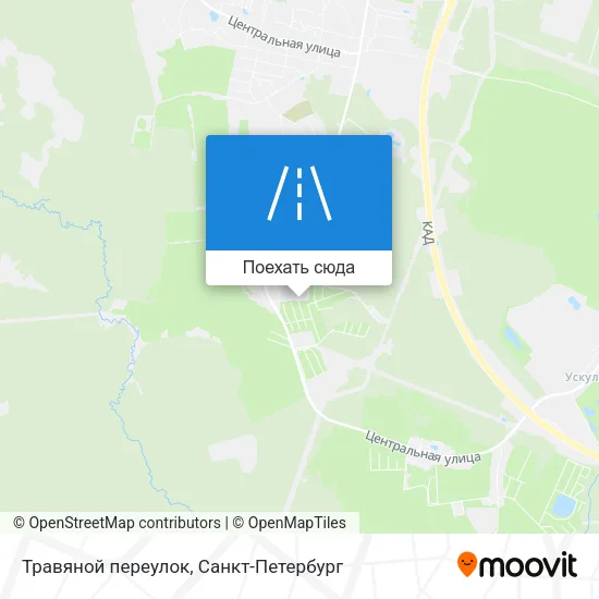 Карта Травяной переулок