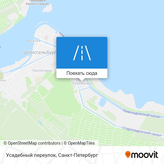 Карта Усадебный переулок