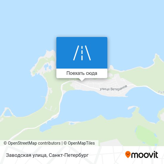 Карта Заводская улица