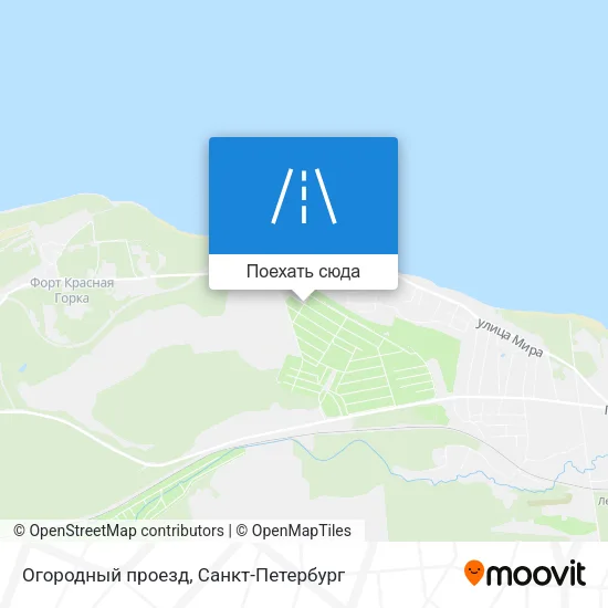 Карта Огородный проезд
