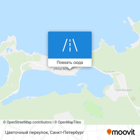 Карта Цветочный переулок