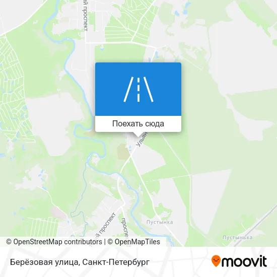 Карта Берёзовая улица