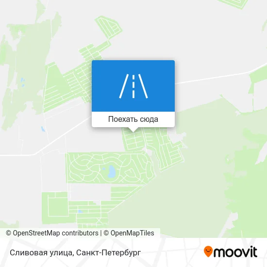 Карта Сливовая улица