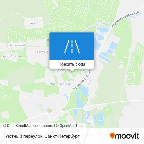 Карта Уютный переулок