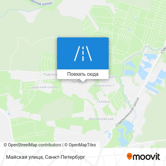 Карта Майская улица