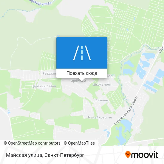 Карта Майская улица