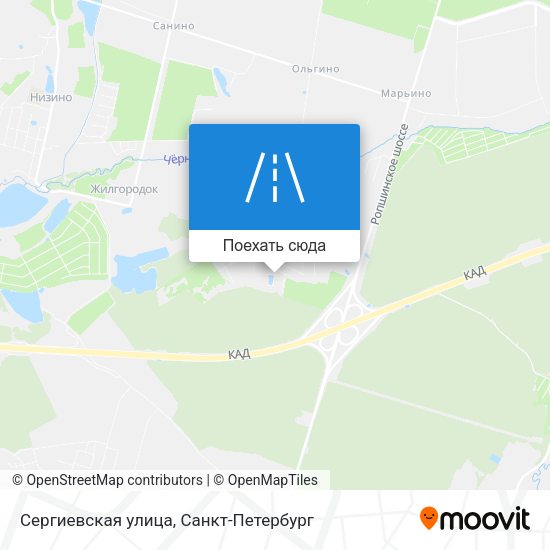 Карта Сергиевская улица