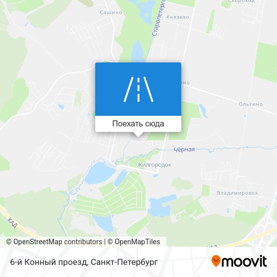 Карта 6-й Конный проезд