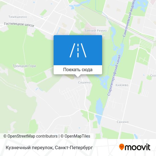 Карта Кузнечный переулок