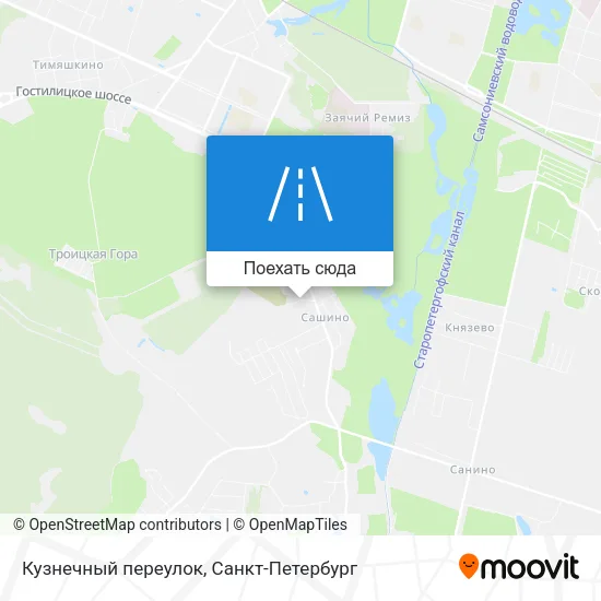 Карта Кузнечный переулок